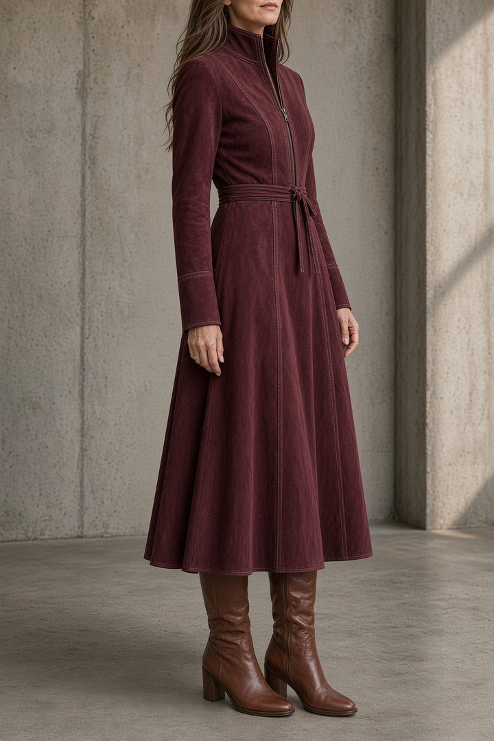 Joséphine | Vintage Belted A-Line Dress