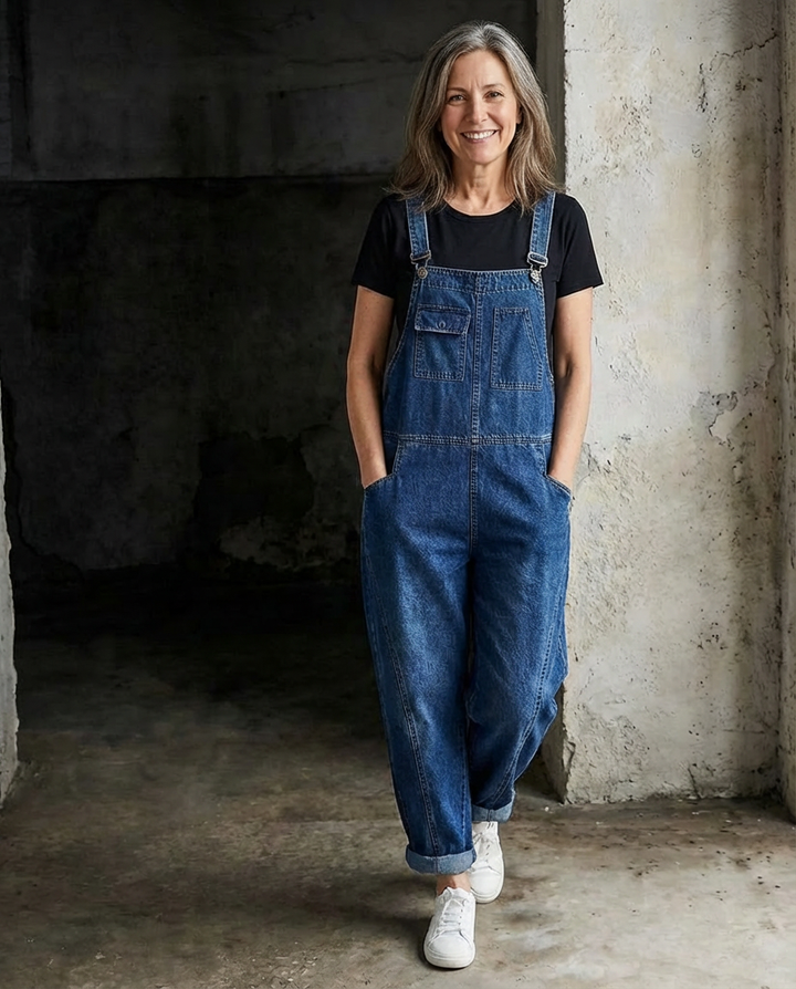 Harper | Vintage Baggy Bib Overalls