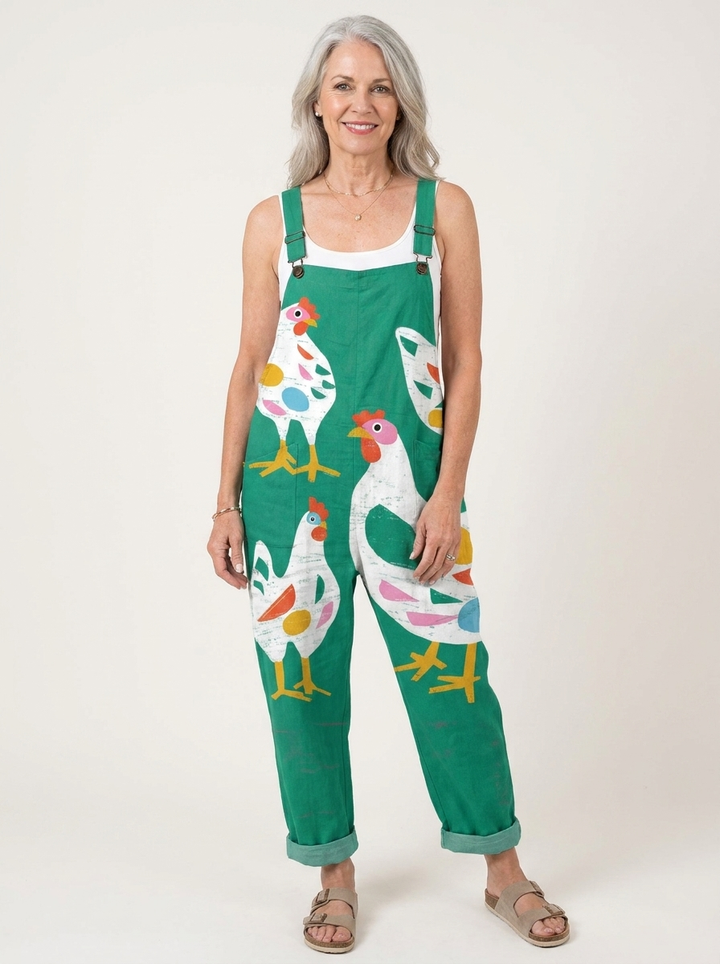 Jacqueline | Comfortable Printed Overalls