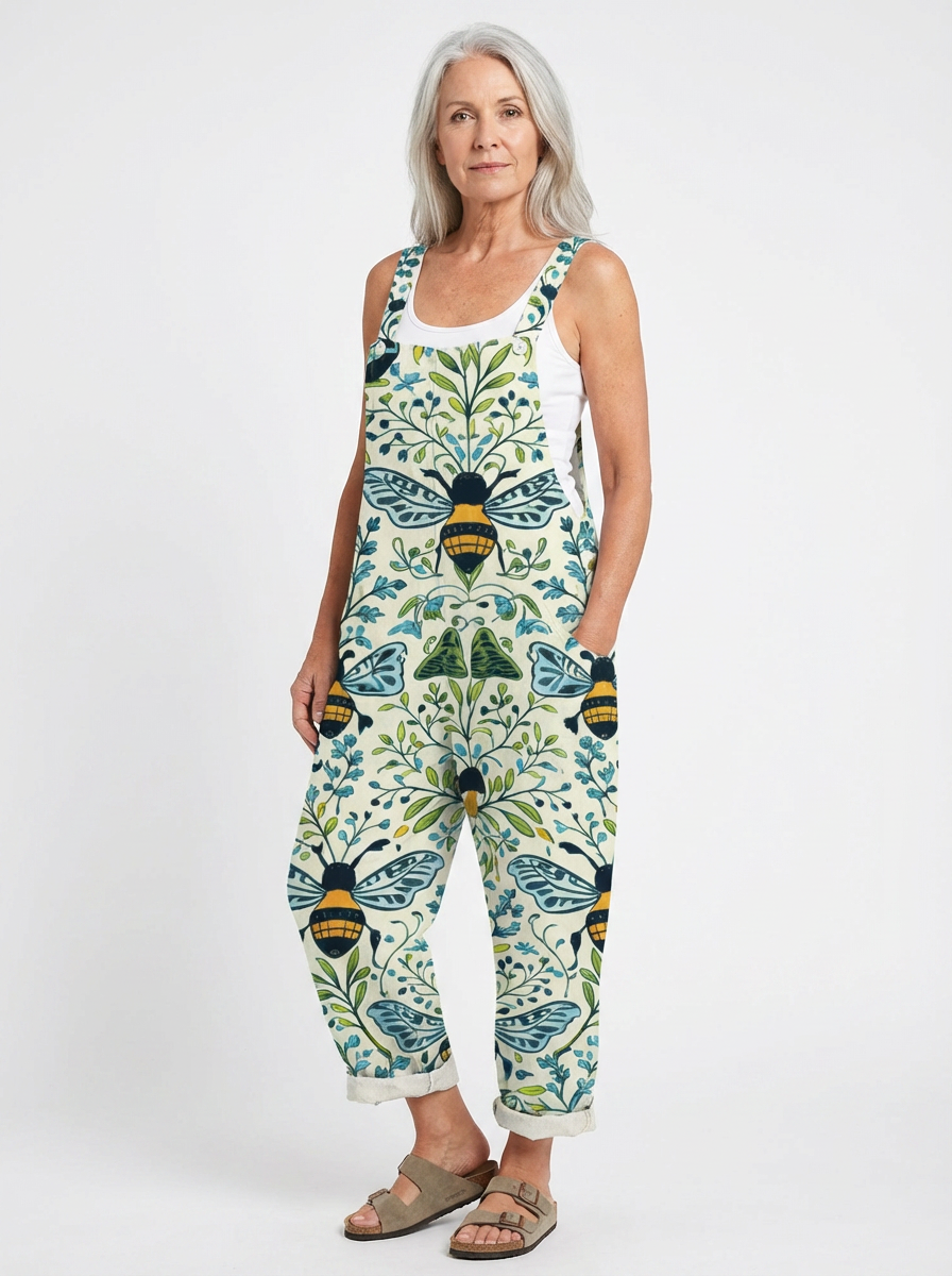 Denise | Comfortable Printed Overalls