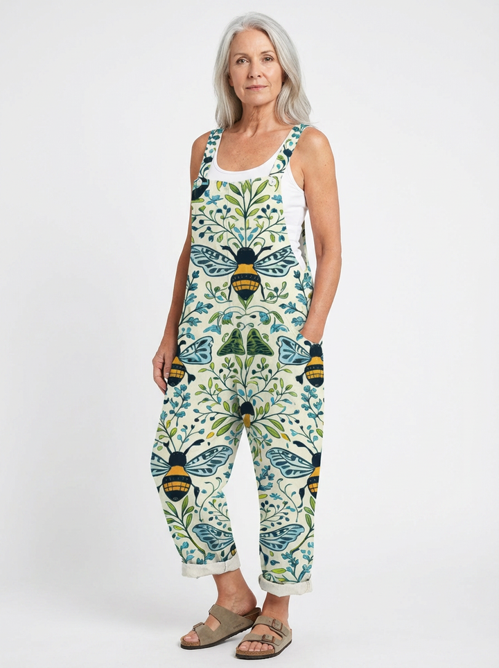 Denise | Comfortable Printed Overalls