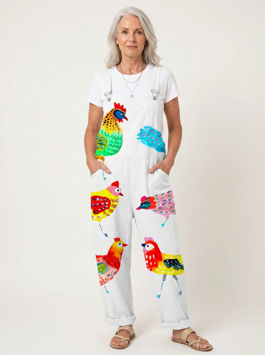 Laura | Comfortable Printed Overalls
