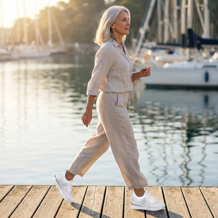 Emerson | Lightweight Lace Up Sneakers