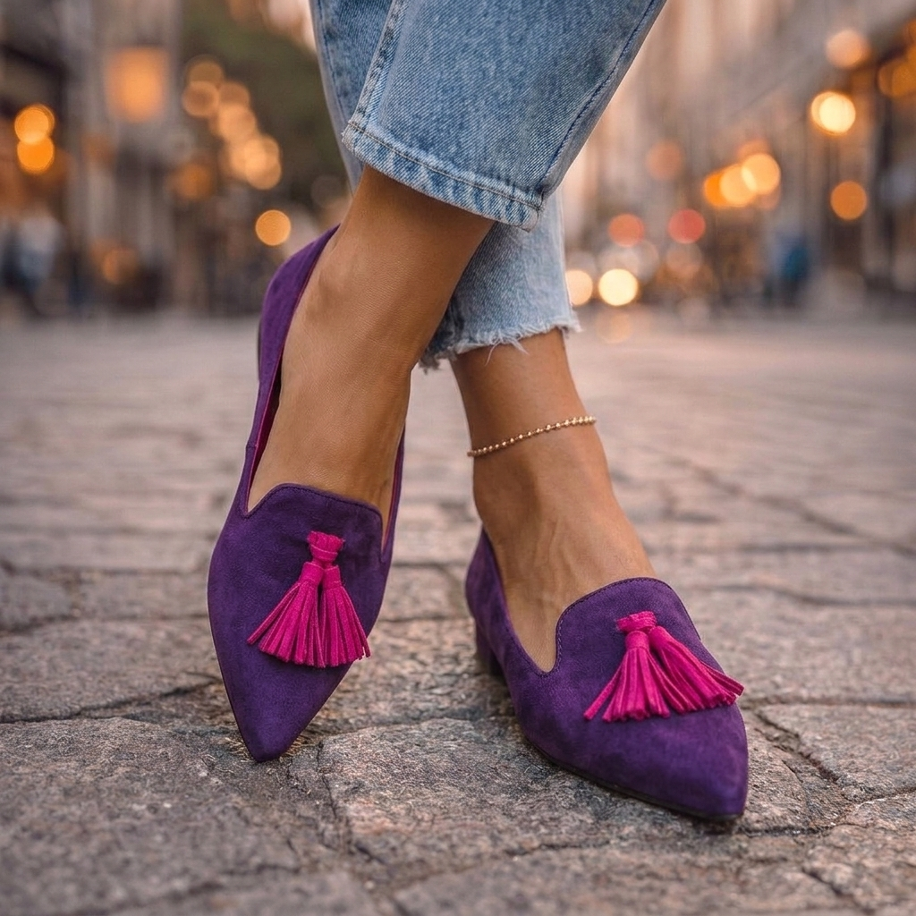Quinley | Pointed Flat Shoes