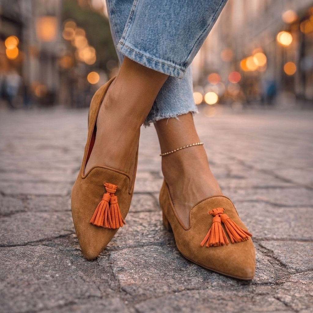 Frederica | Pointed Flat Shoes