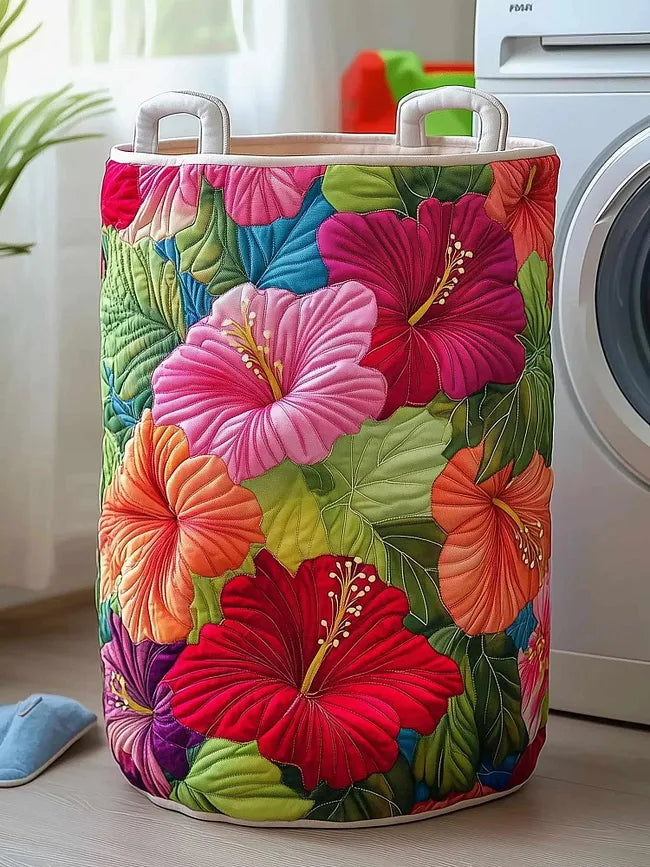 Sarah | Hibiscus Glow Laundry Basket