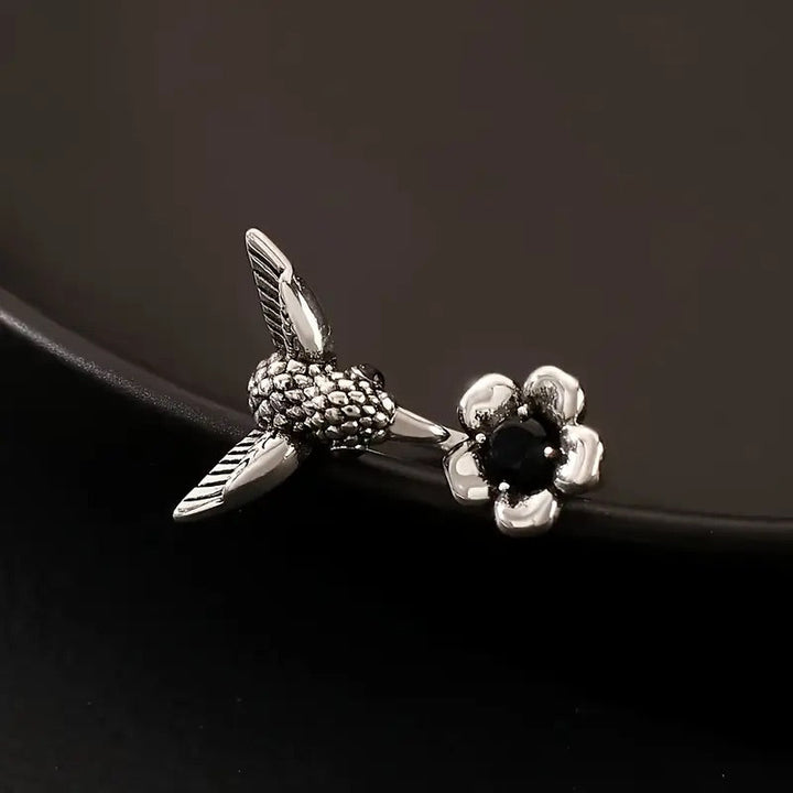Tina | Adjustable Hummingbird Ring
