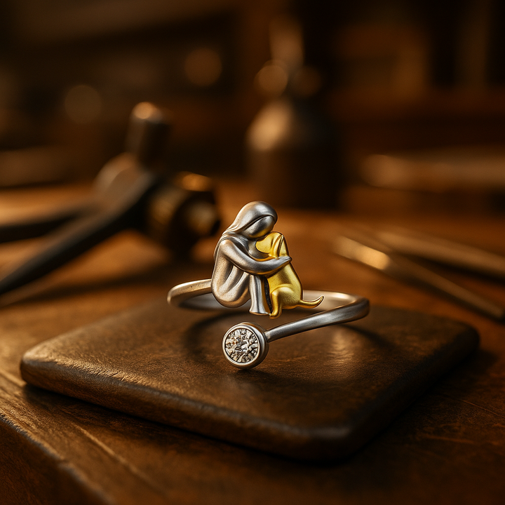 Xiaoli | Sterling Silver Dog Ring