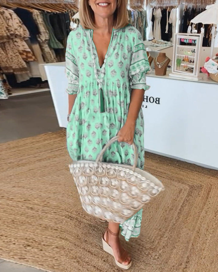 Vera | Bohemian Maxi Summer Dress