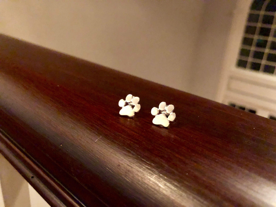 Ivanna | Stainless Steel Paw Earrings