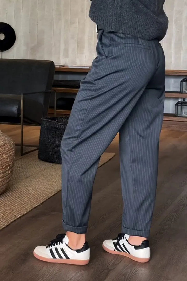 Audra | Striped Elegance Pants