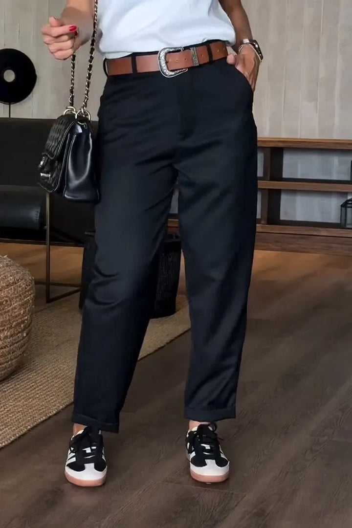 Audra | Striped Elegance Pants