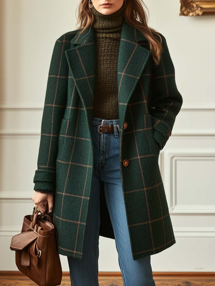 Edie | Classic Check Coat