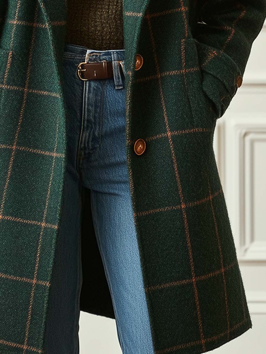 Edie | Classic Check Coat