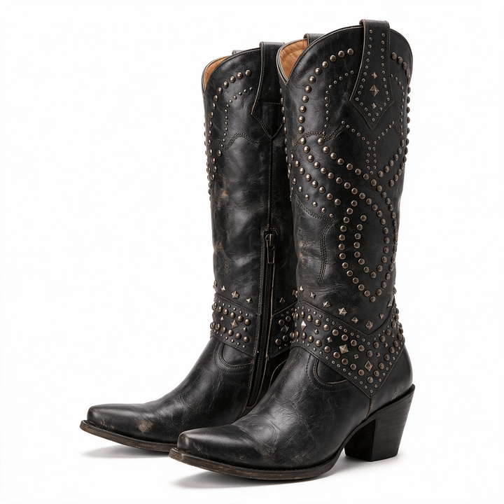 Inez | Leather Ankle Boots