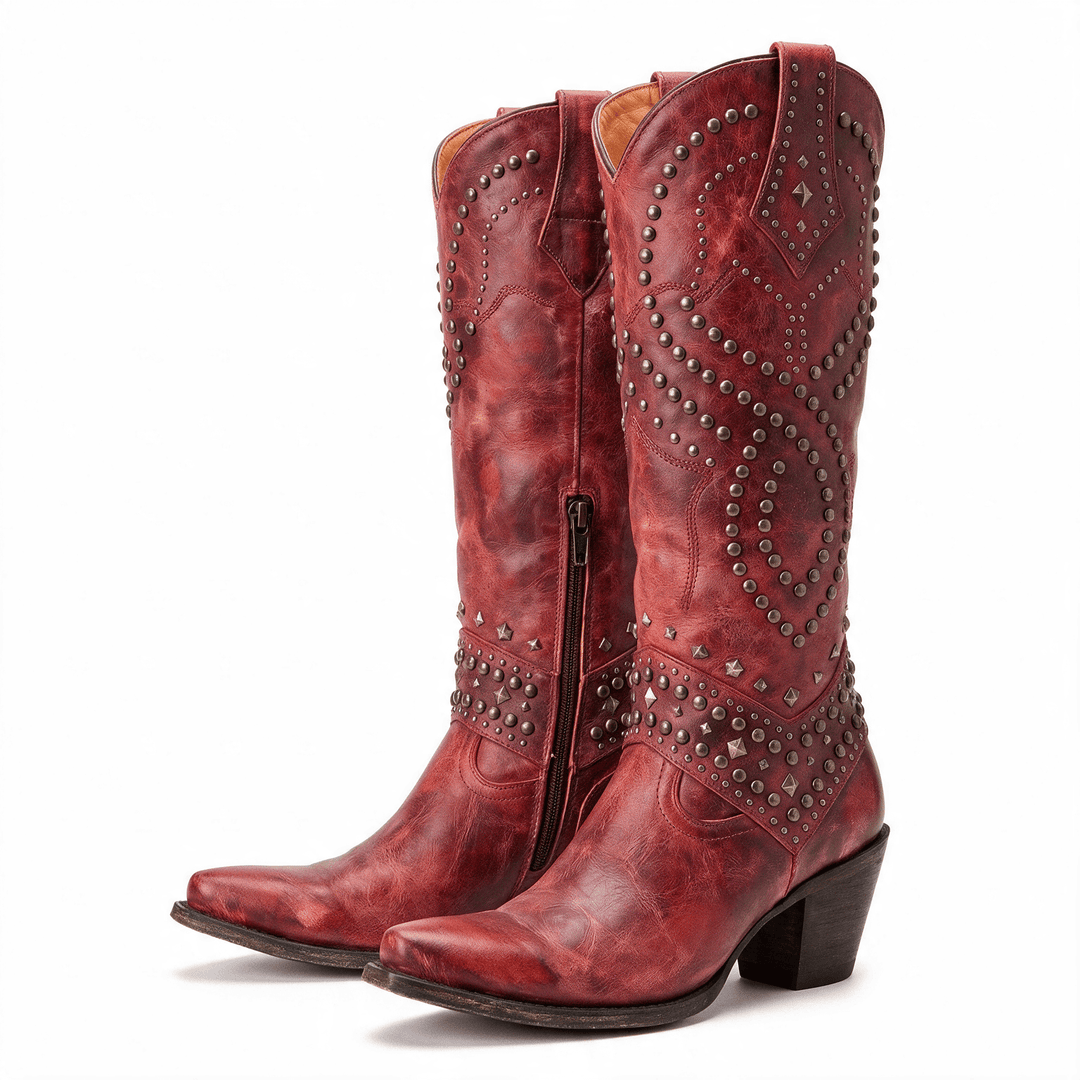 Inez | Leather Ankle Boots