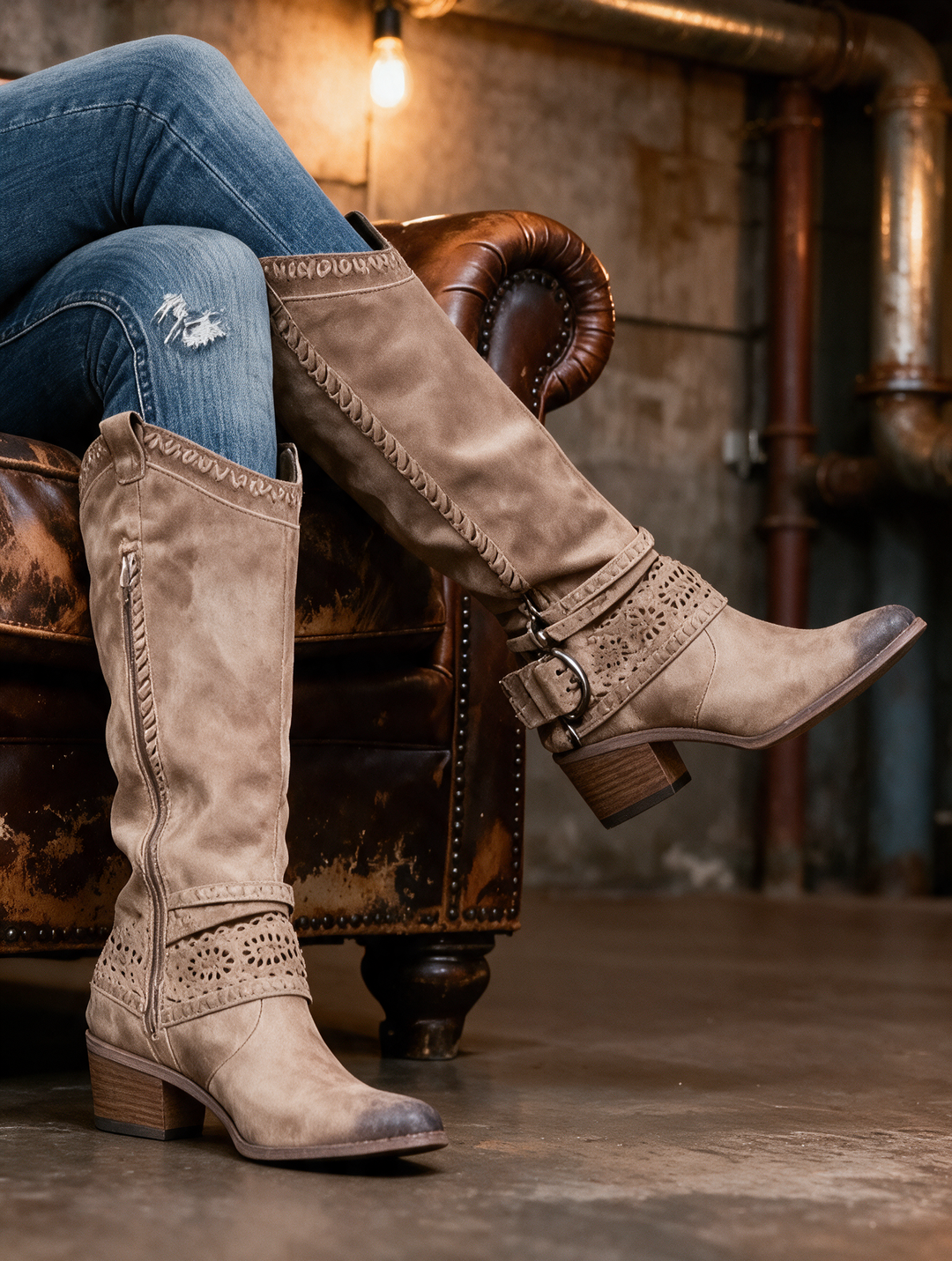 Neva | Leather Ankle Boots