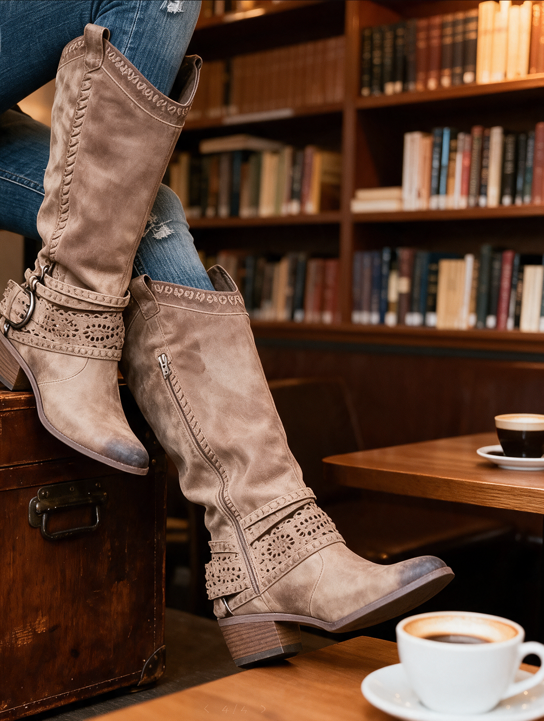Neva | Leather Ankle Boots