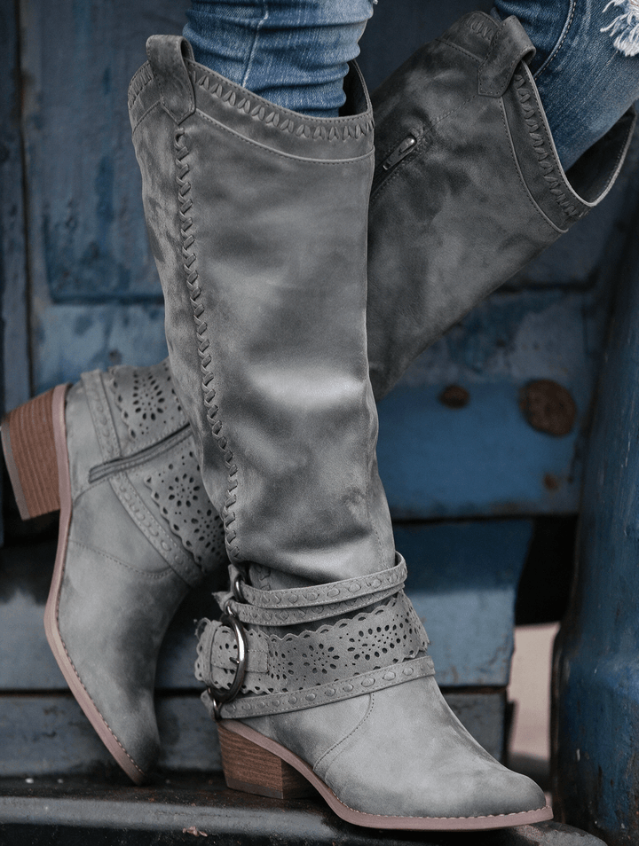 Neva | Leather Ankle Boots