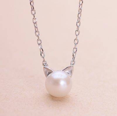 Wilda | Pearl Cat Jewelry Set