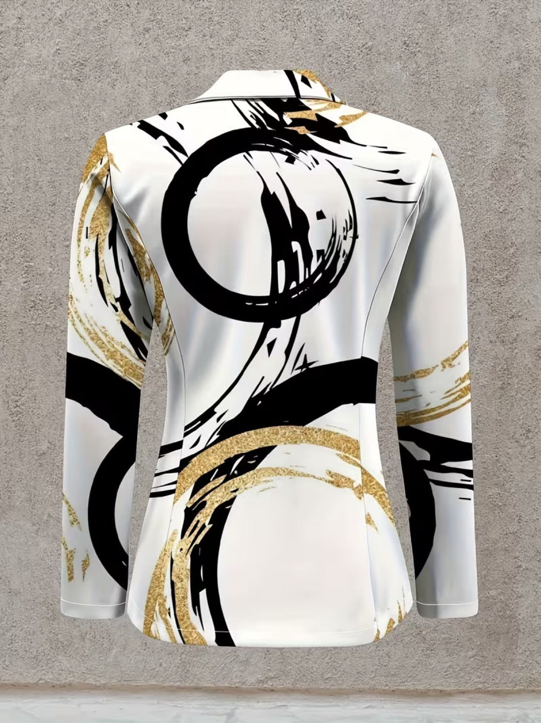 Cecelia | Abstract Brushstroke Blazer