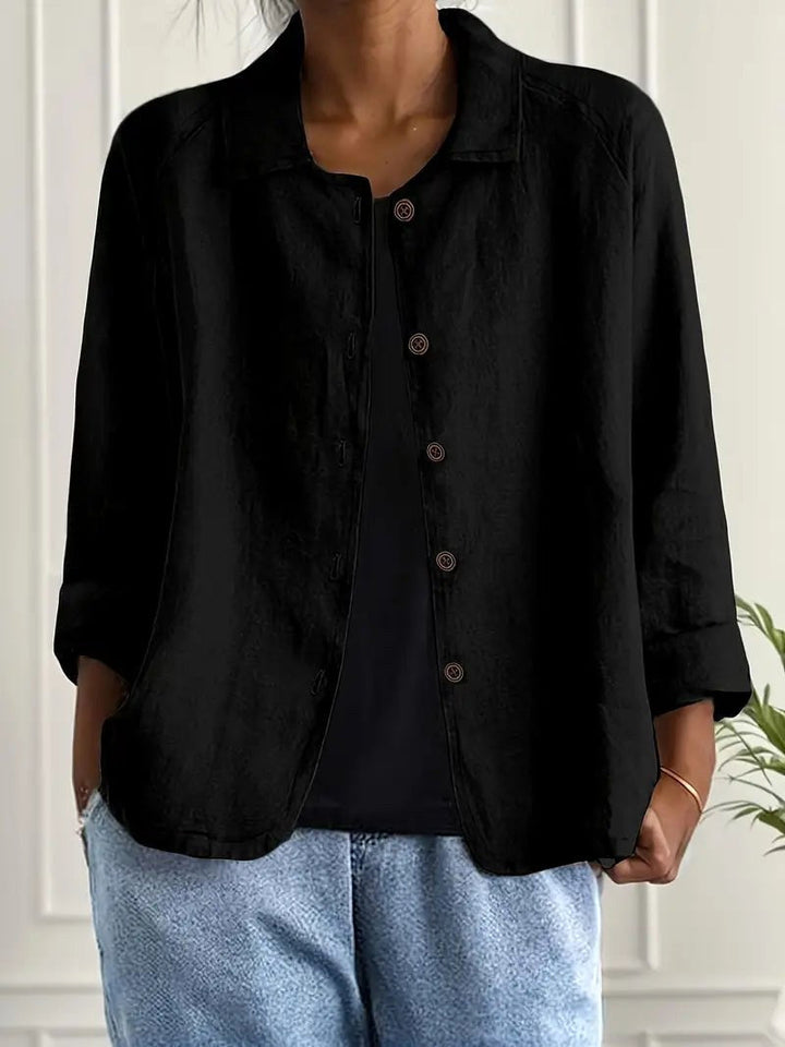 Merritt | Fluid Draping Shirt Blouse