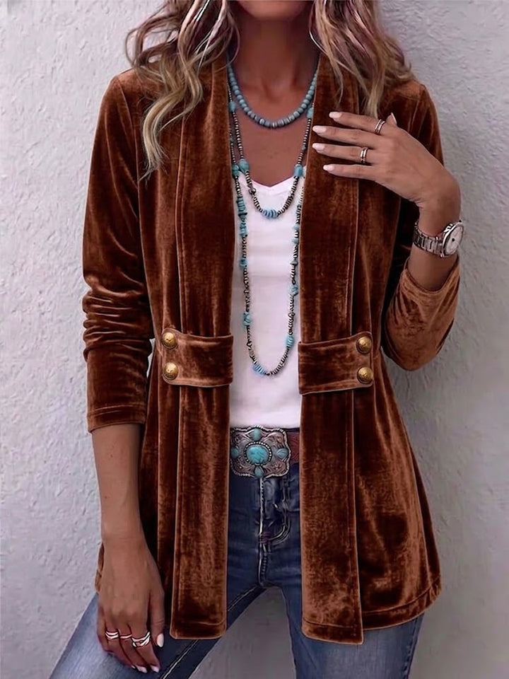 Rosalia | Vintage Lapel Button Jacket