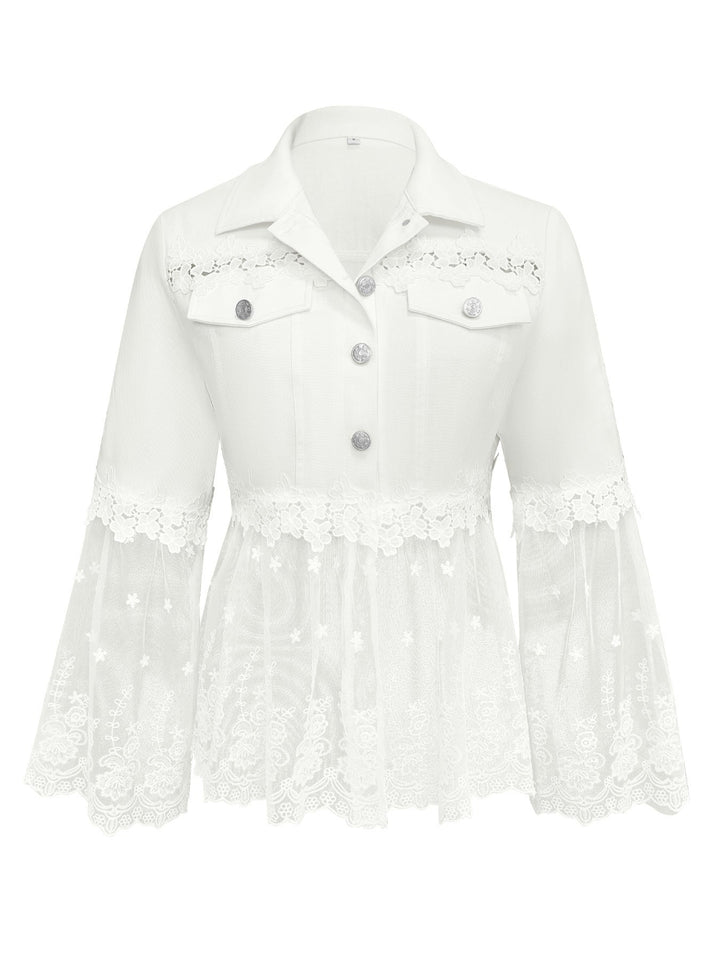 Marlee | Lace-Panel Jacket
