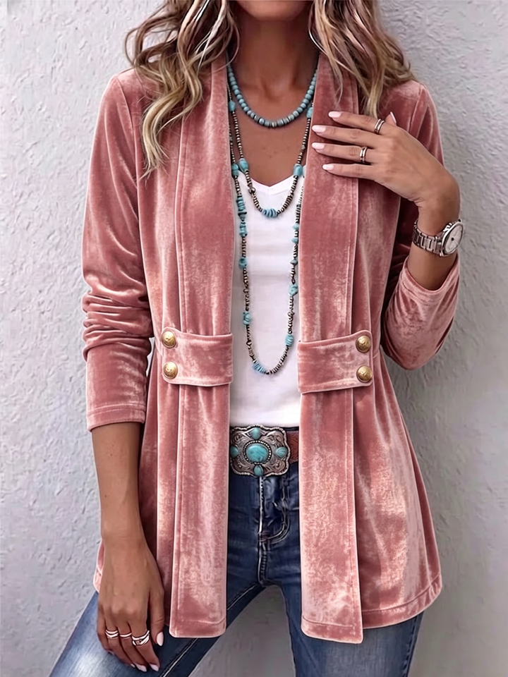 Rosalia | Vintage Lapel Button Jacket