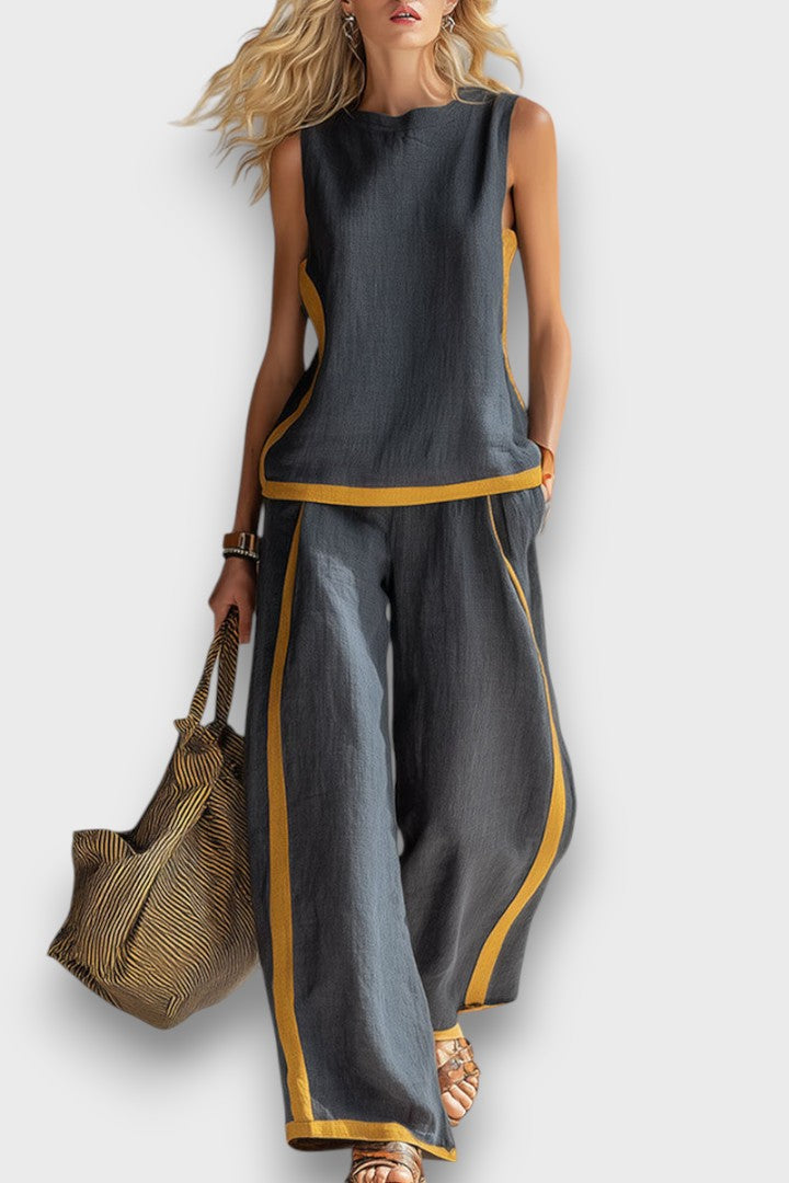 Aurene | Two piece Linen Set