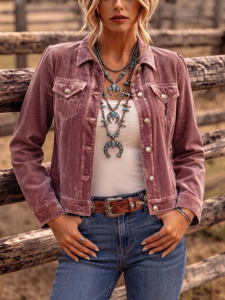 Roxane | Boho Vintage Velvet Jacket