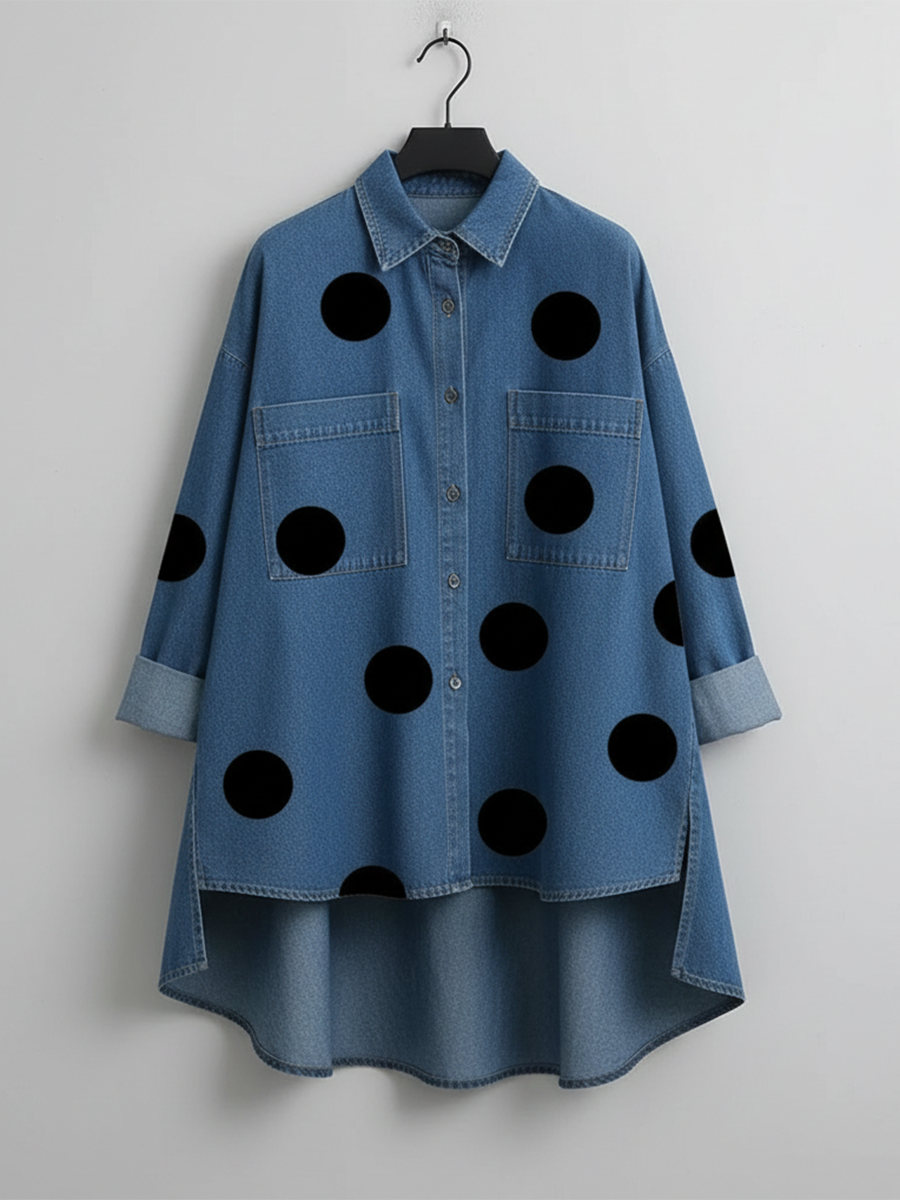 Sarah | Polka Dot Overshirt
