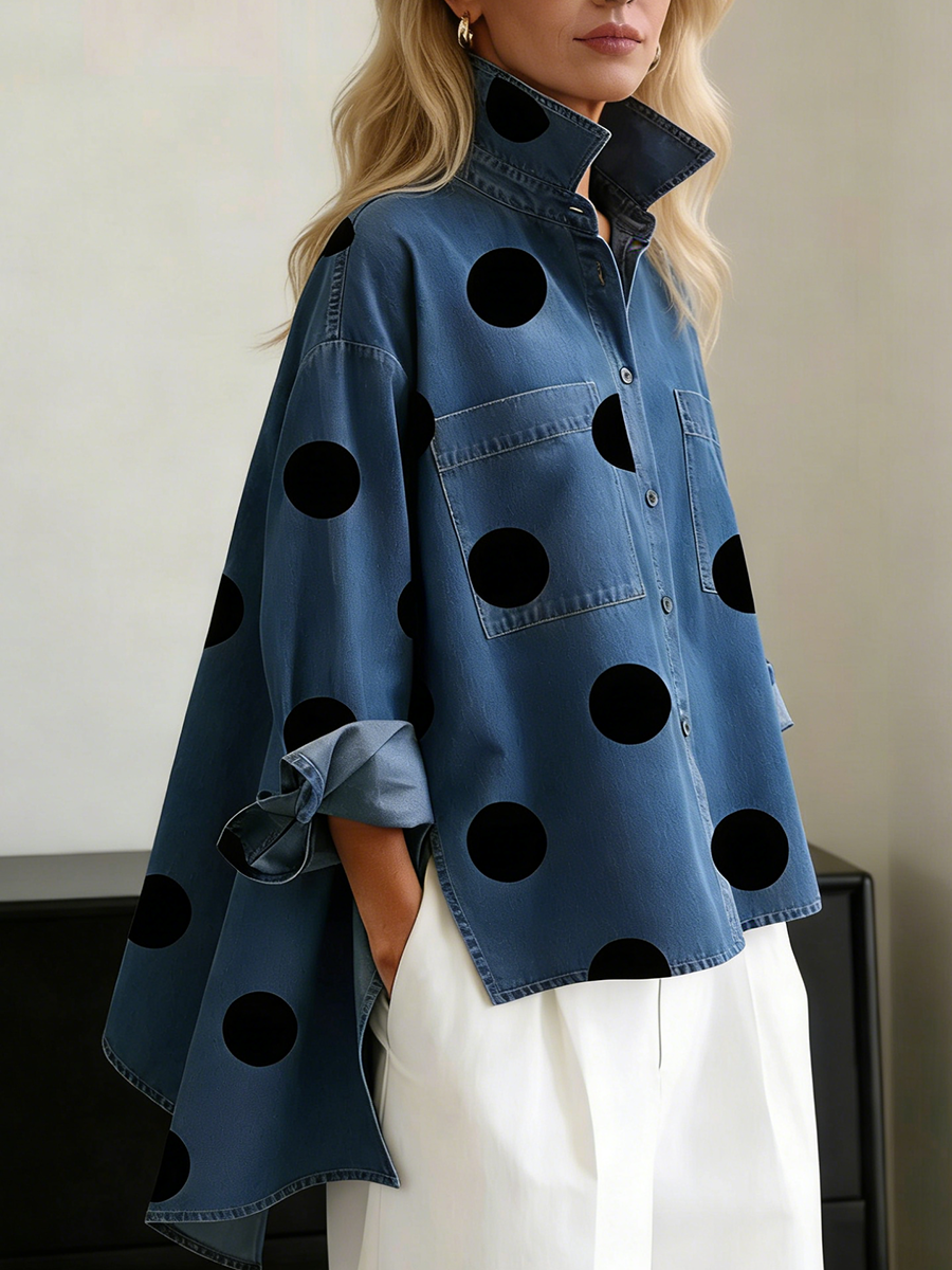 Sarah | Polka Dot Overshirt