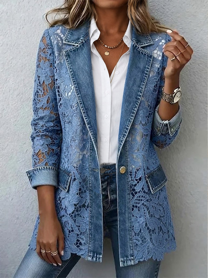 Cordelia | Floral Lace Blazer Jacket