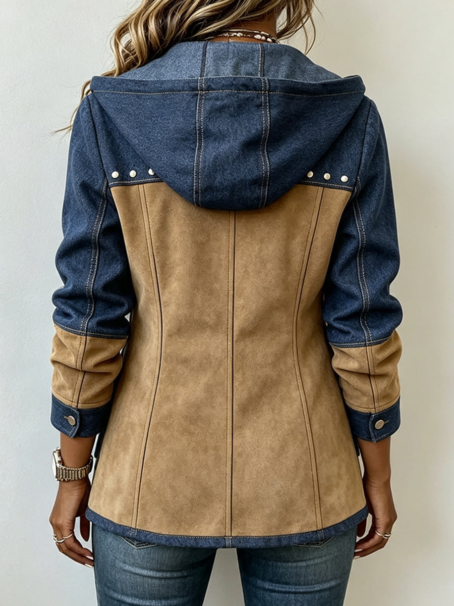 Sadie | Western-Inspired Two-Tone Jacket