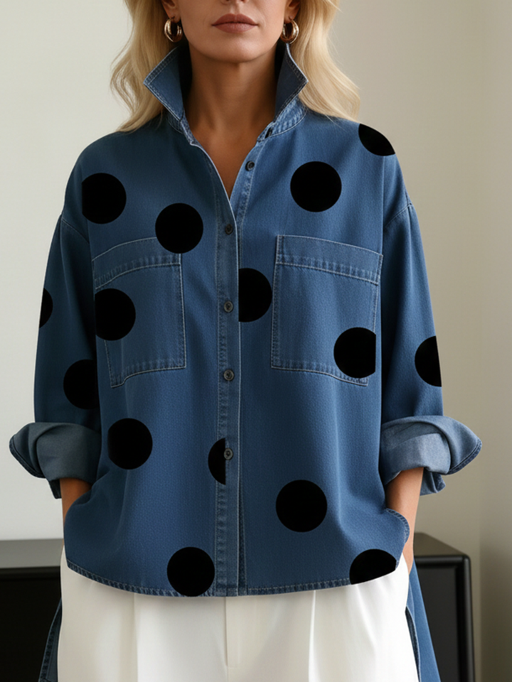 Sarah | Polka Dot Overshirt