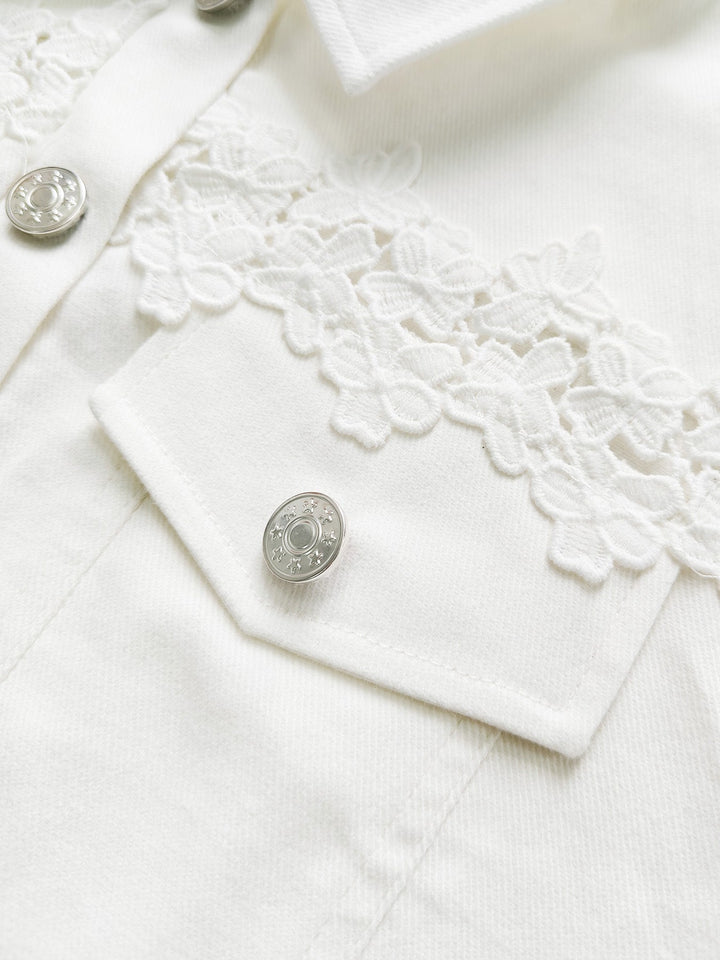 Marlee | Lace-Panel Jacket