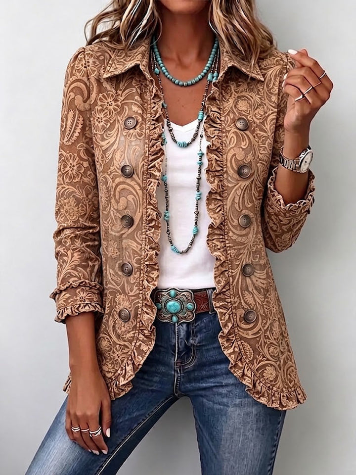 Eliora | Vintage Bohemian Floral Jacket