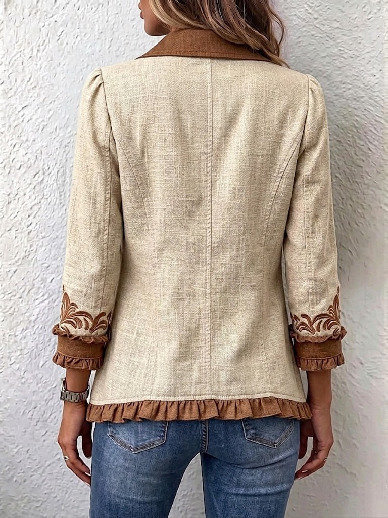 Oliana | Vintage Bohemian Floral Jacket