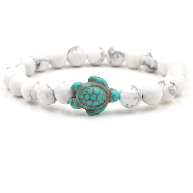 Daria | Stone Beads Turtle Bracelet
