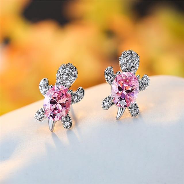 Tonya | Sea Turtle Silver Earrings