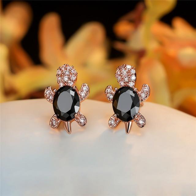 Tonya | Sea Turtle Silver Earrings
