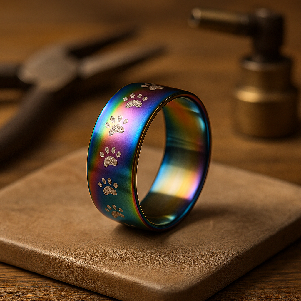 Stéphanie | Rainbow Stainless Steel Ring