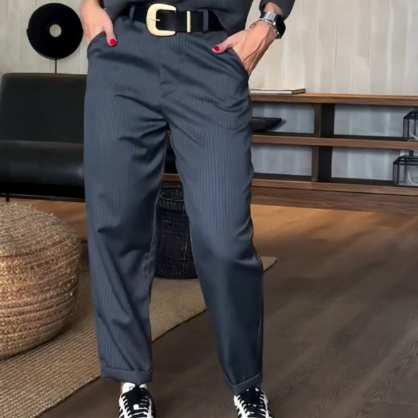 Audra | Striped Elegance Pants