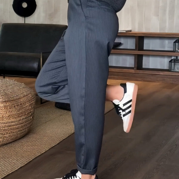Audra | Striped Elegance Pants