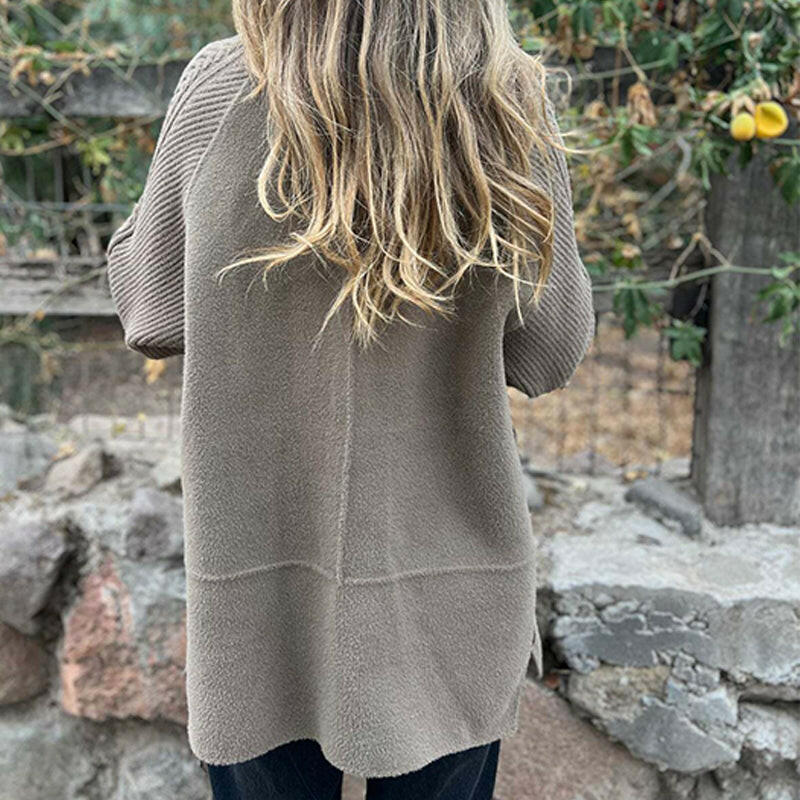Mona | Double-Breasted Knit Coat