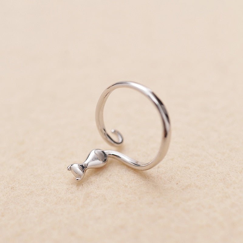 Natascha | Stainless Steel Cat Ring