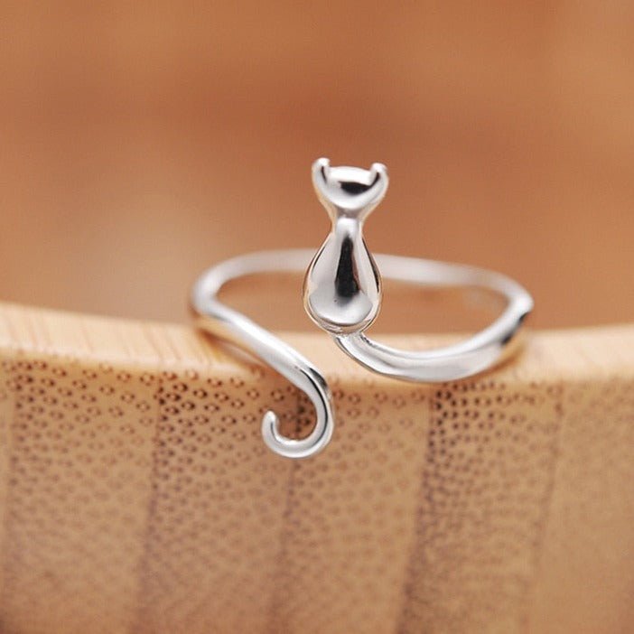 Natascha | Stainless Steel Cat Ring