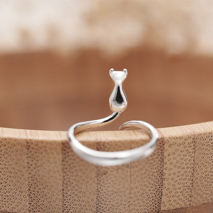 Natascha | Stainless Steel Cat Ring