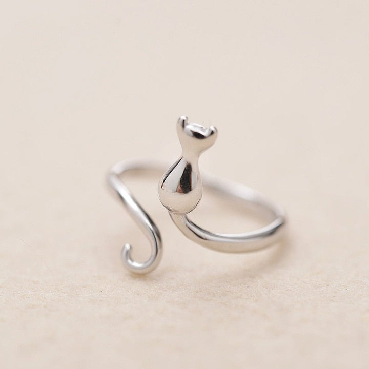 Natascha | Stainless Steel Cat Ring